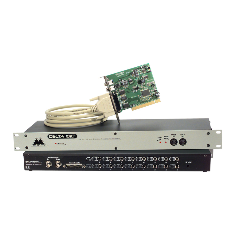 M-Audio Delta 1010 manual&nbsp;