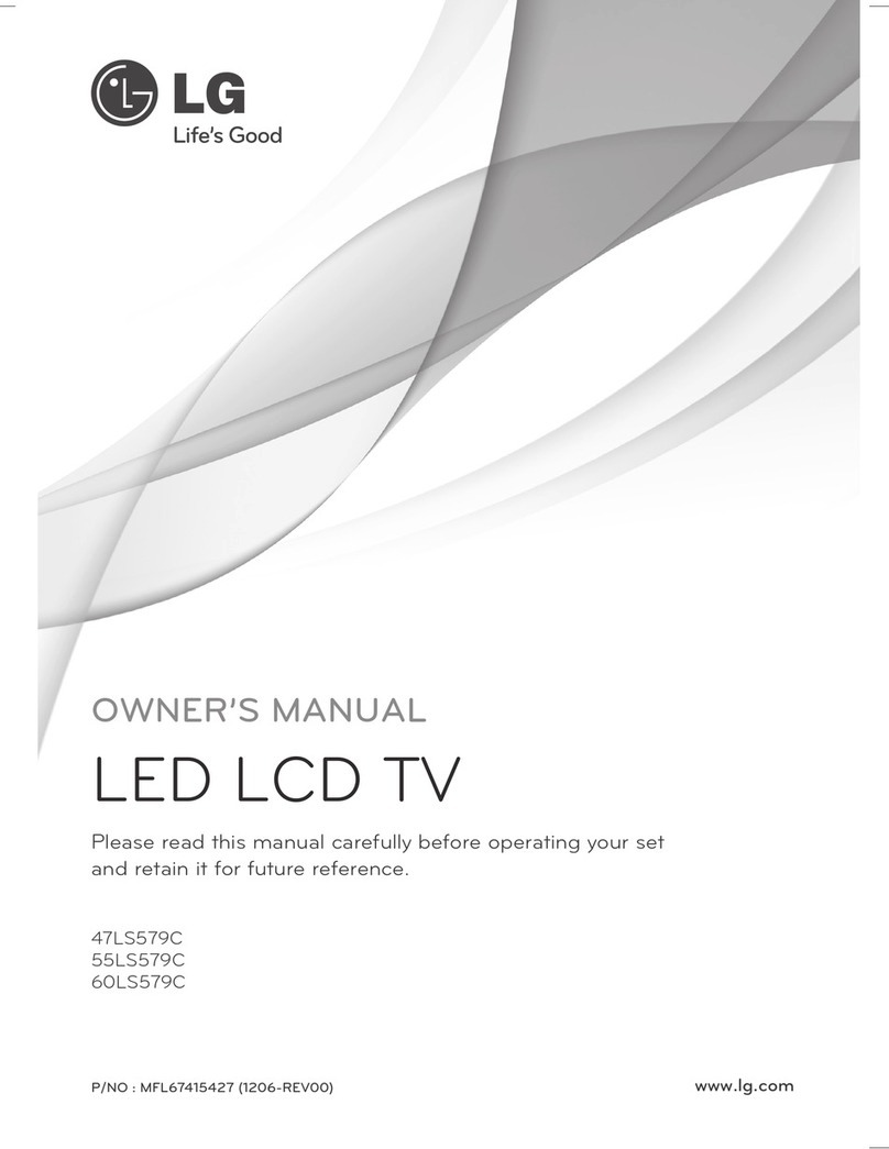 LG 60LS579C User manual