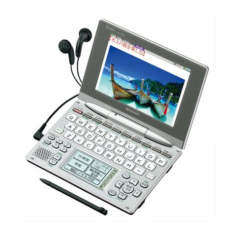 Sharp PW-AC900 User manual Sharp PW-AC900 User manual