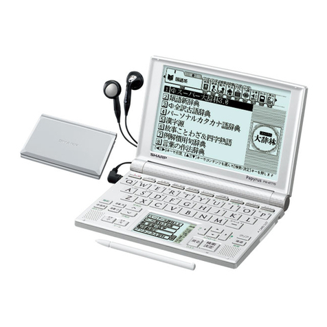 Sharp PW-AT770 User manual Sharp PW-AT770 User manual