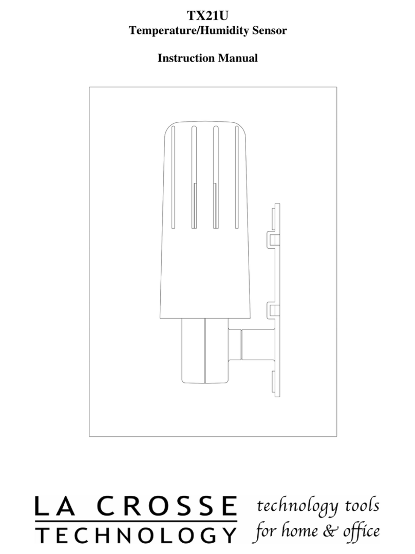 La Crosse Technology TX21U instruction manual