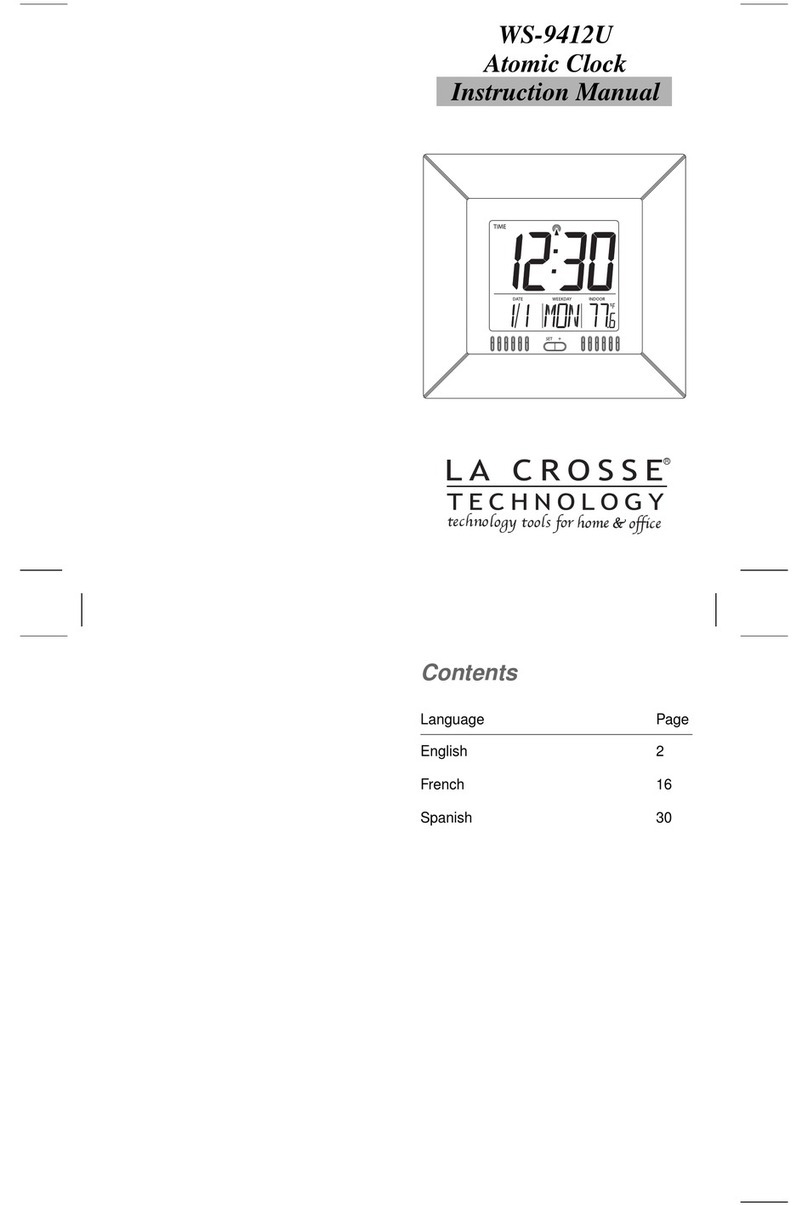 La Crosse Technology WS-9412U User manual La Crosse Technology WS-9412U User manual