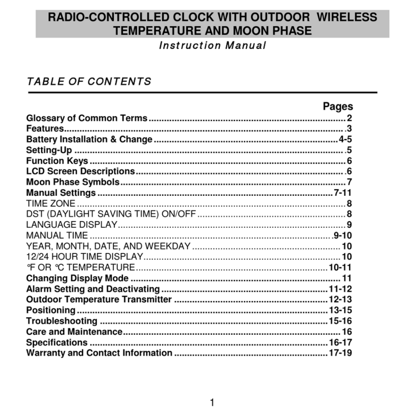 La Crosse Technology WS-8318U User manual