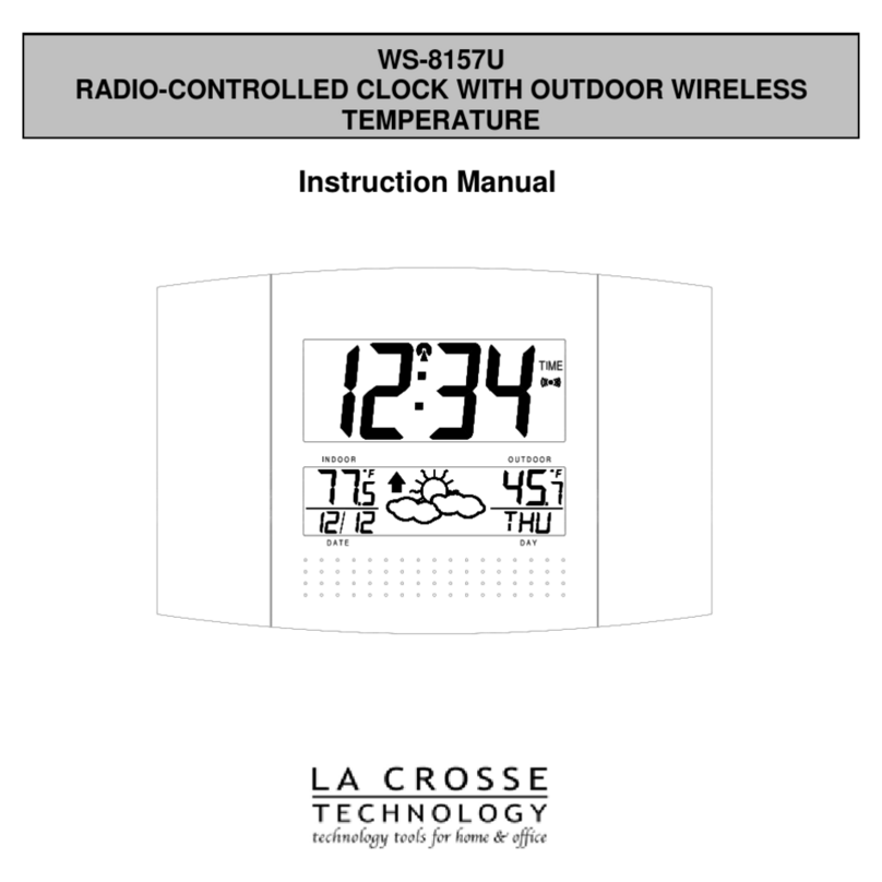 La Crosse Technology WS-8157U User manual