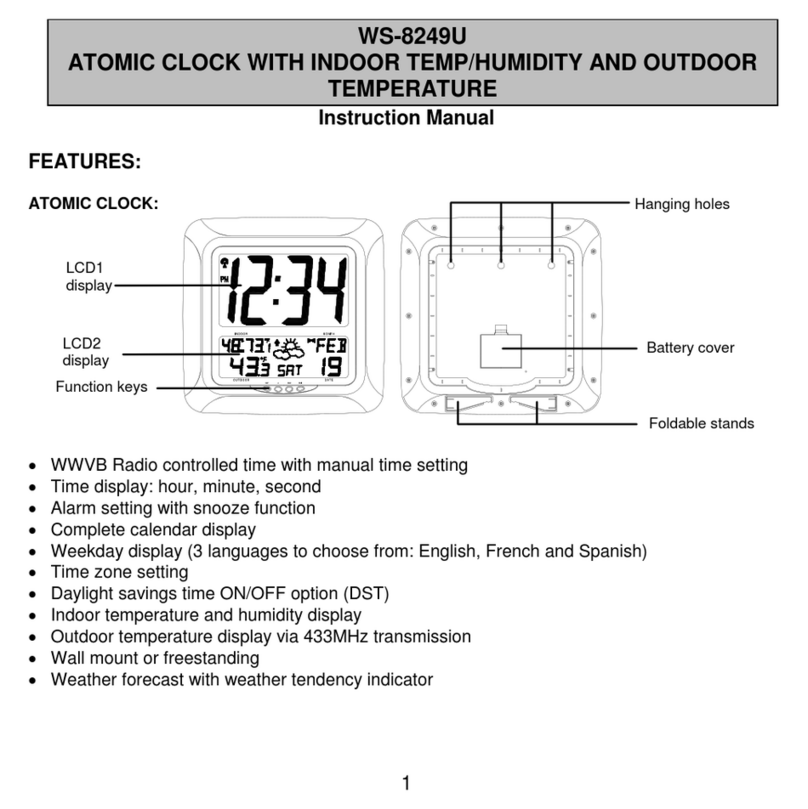 La Crosse Technology WS-8249U User manual