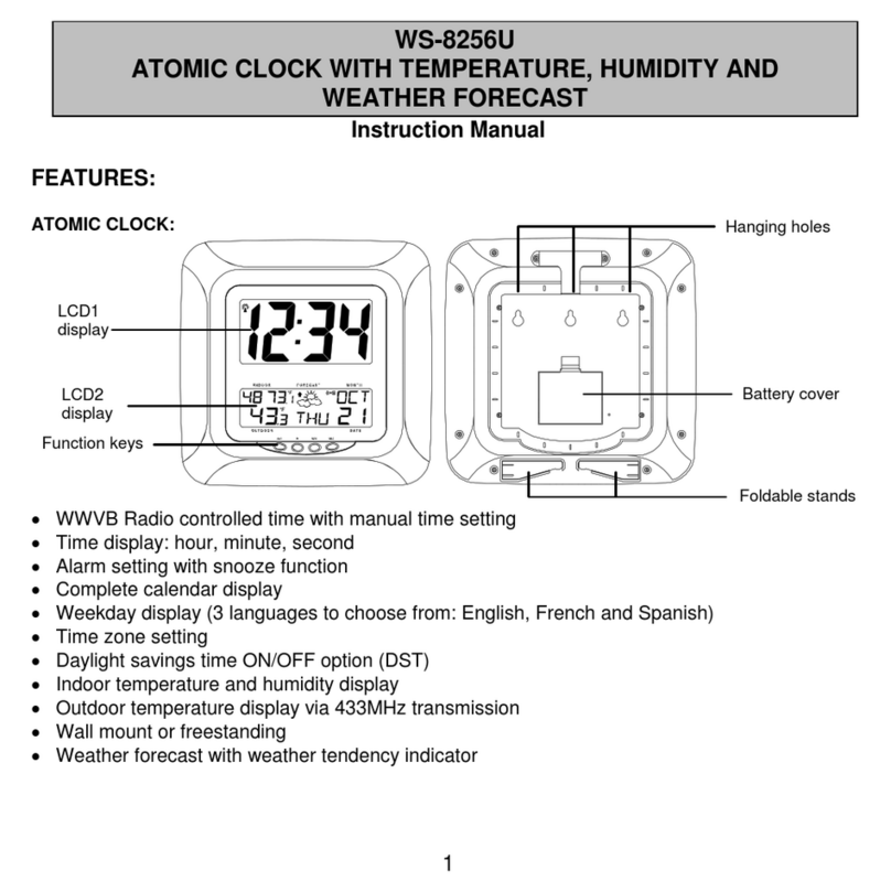 La Crosse Technology WS-8256U User manual