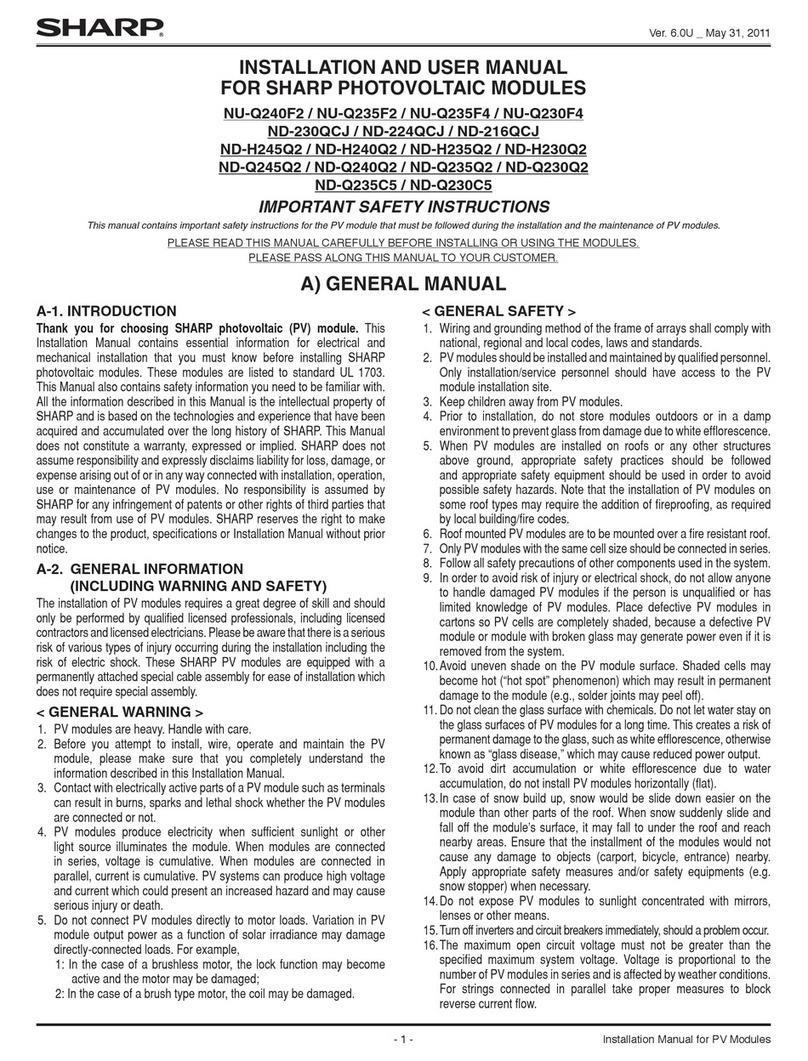 Sharp NU-Q240F2 User manual