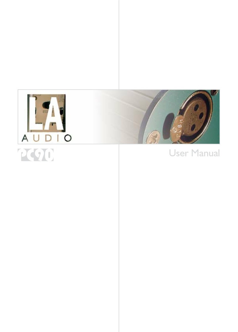 LA Audio PC90 user manual