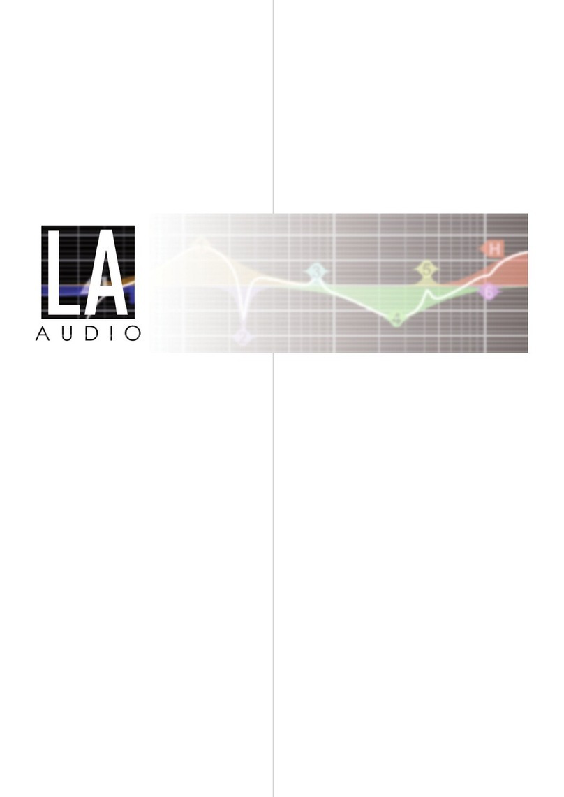 LA Audio DLX200 User manual