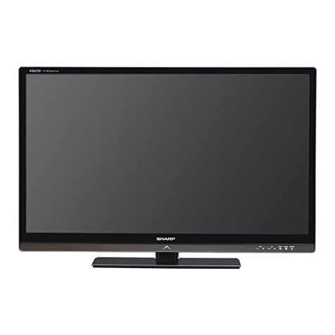 Sharp AQUOS LC-40LE830U Assembly instructions