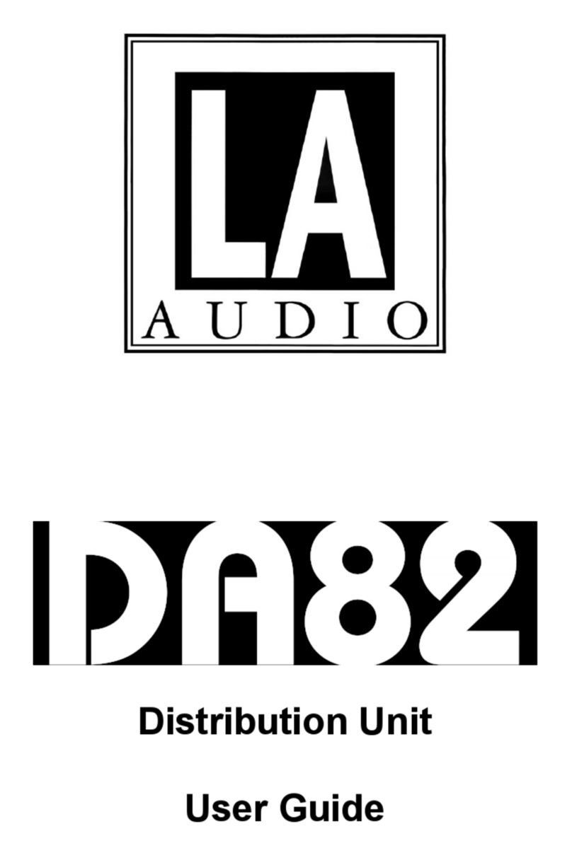 LA Audio DA82 user guide