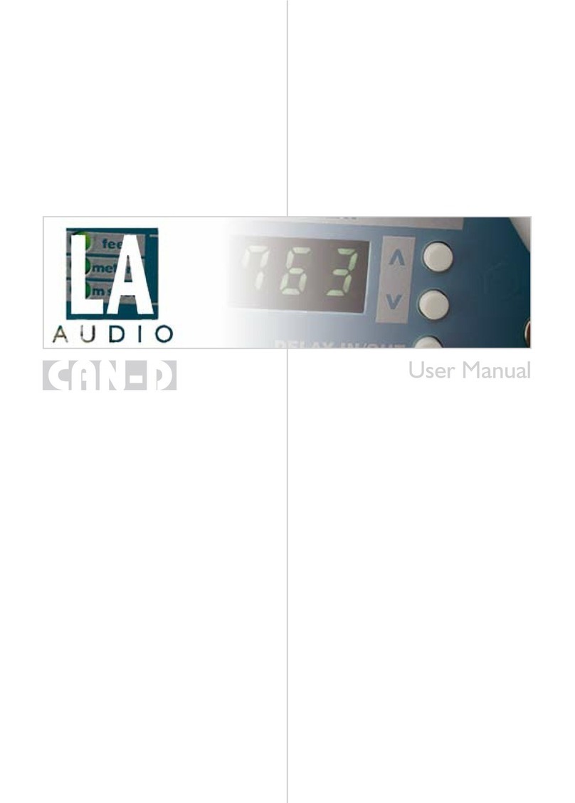 LA Audio CAN-D user manual