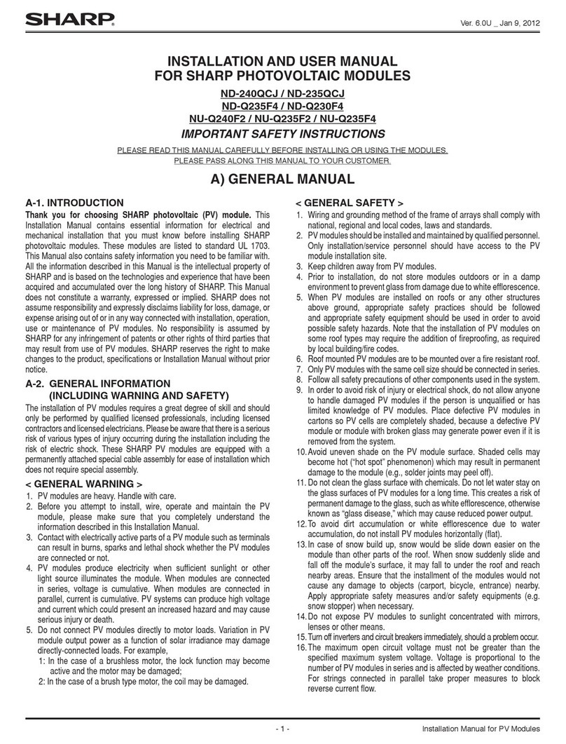 Sharp NU-Q240F2 User manual