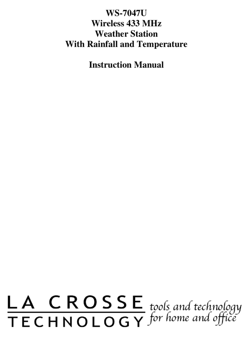 La Crosse Technology WS-7047U instruction manual