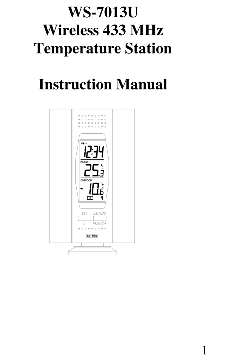 La Crosse Technology WS-7013U instruction manual