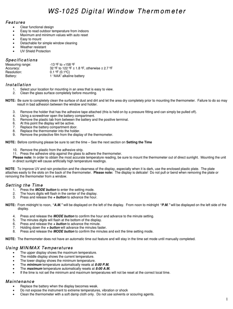 La Crosse Technology WT-1025 manual&nbsp;