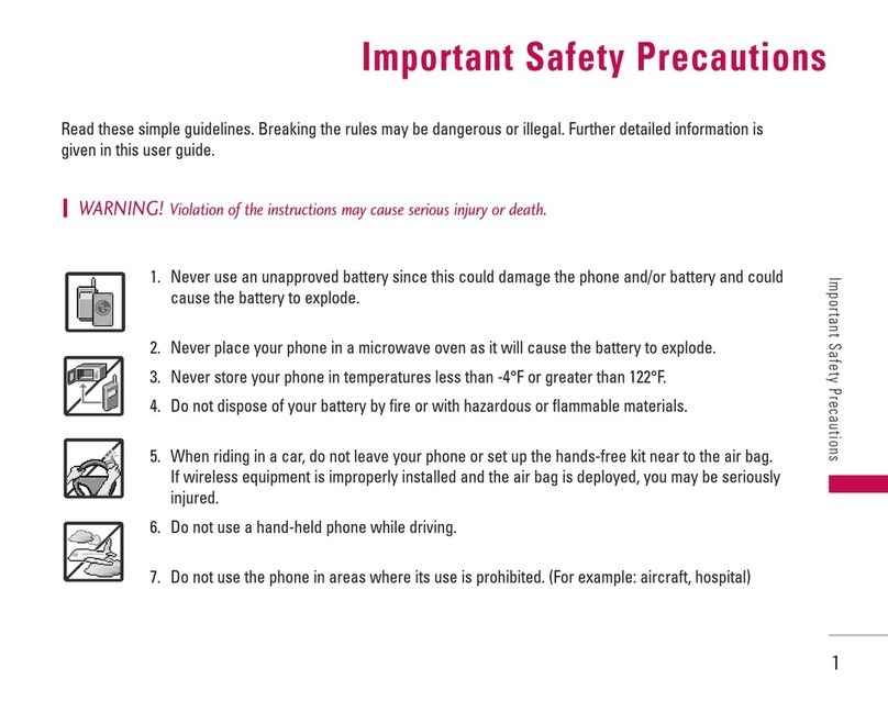 LG 8600 User manual