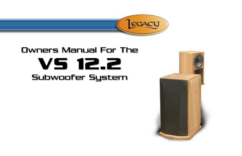 Legacy VS 12.2 User manual
