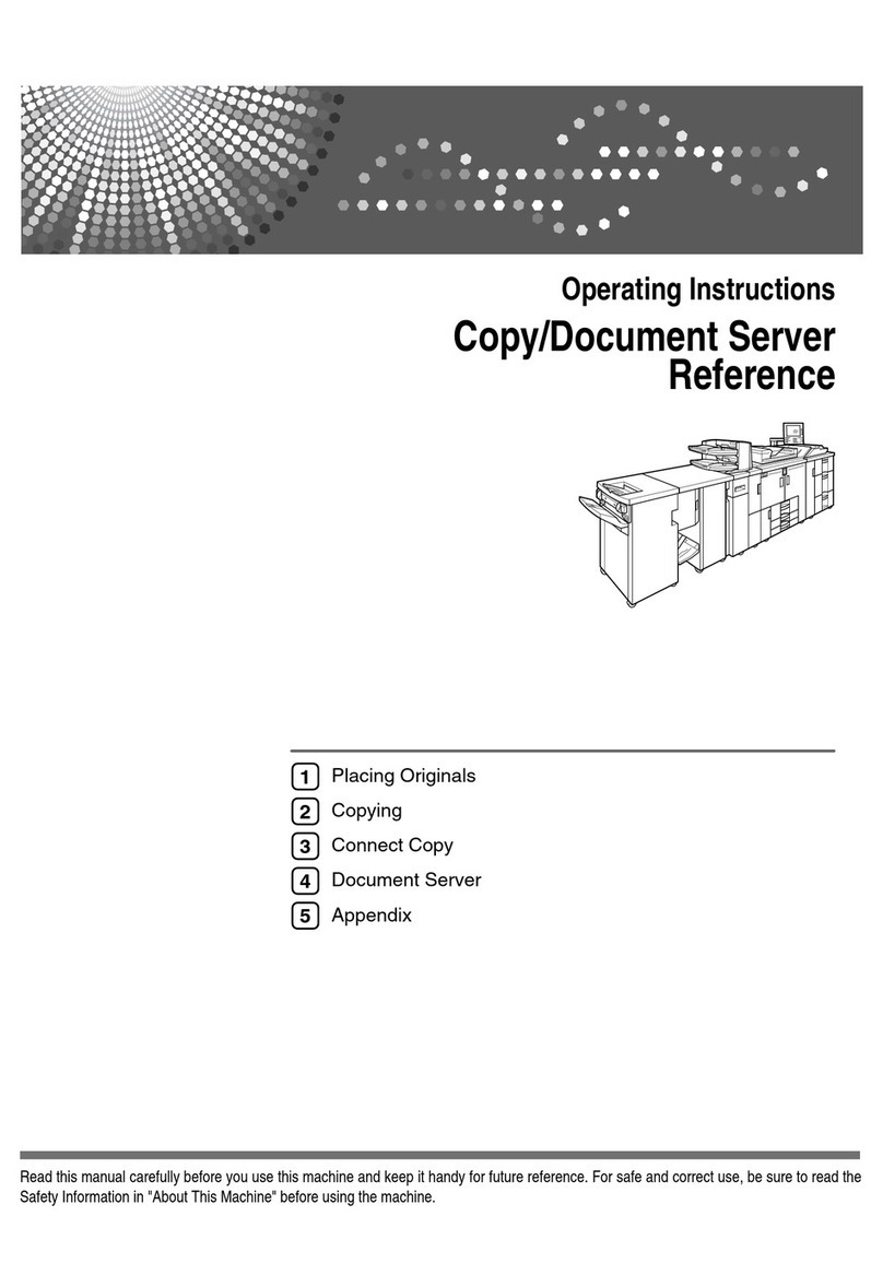 Lanier LD1110 operating instructions