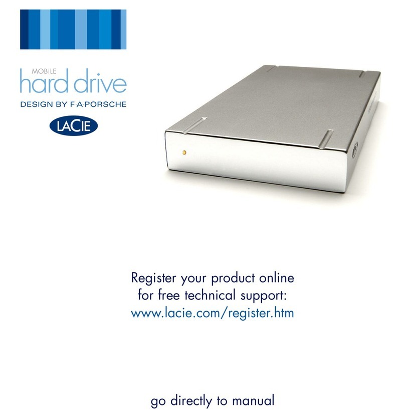 LaCie Mobile Hard Drive User manual