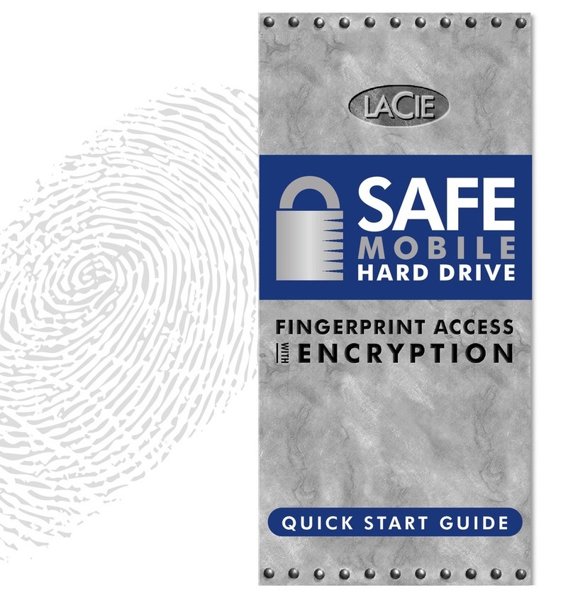 LaCie SAFE Mobile Hard Drive Quick install guide