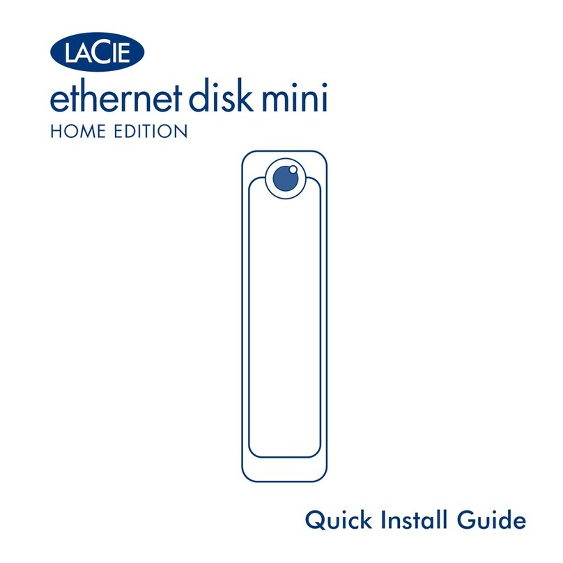 LaCie Ethernet Disk mini Quick install guide