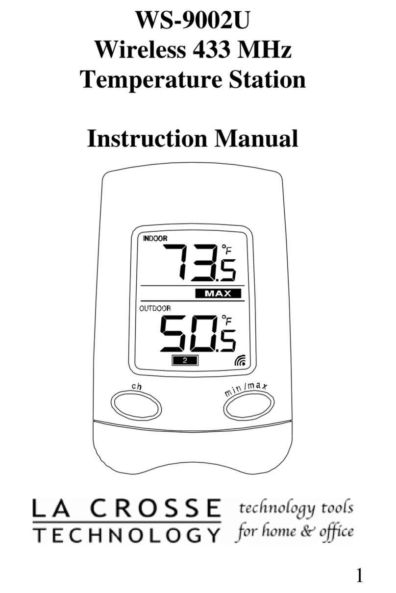 La Crosse Technology WS-9002U User manual La Crosse Technology WS-9002U User manual