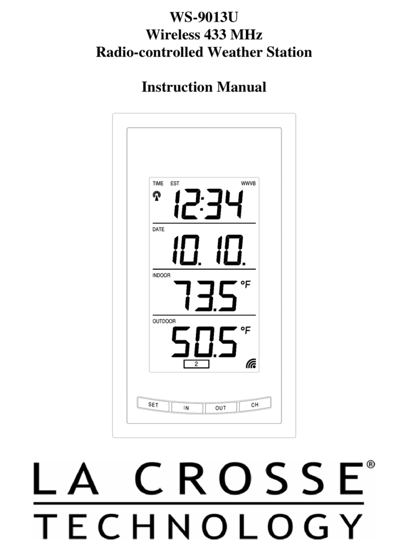 La Crosse Technology WS-9013U instruction manual