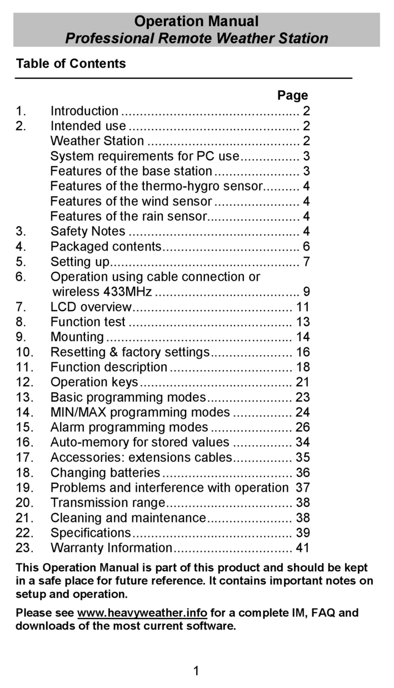 La Crosse Technology WS-2317U User manual