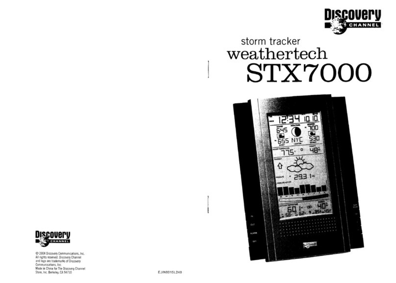 Discovery Channel WeatherTech STX7000 User manual