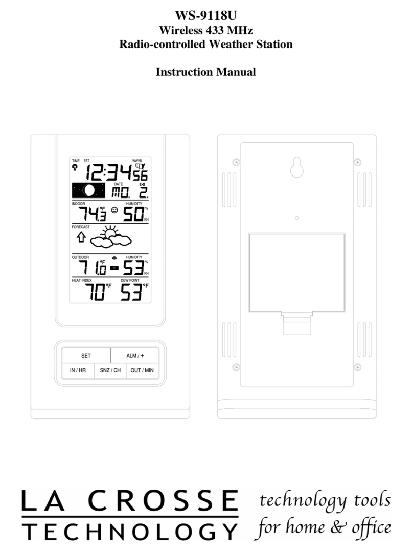 La Crosse Technology WS-9118U instruction manual La Crosse Technology WS-9118U instruction manual