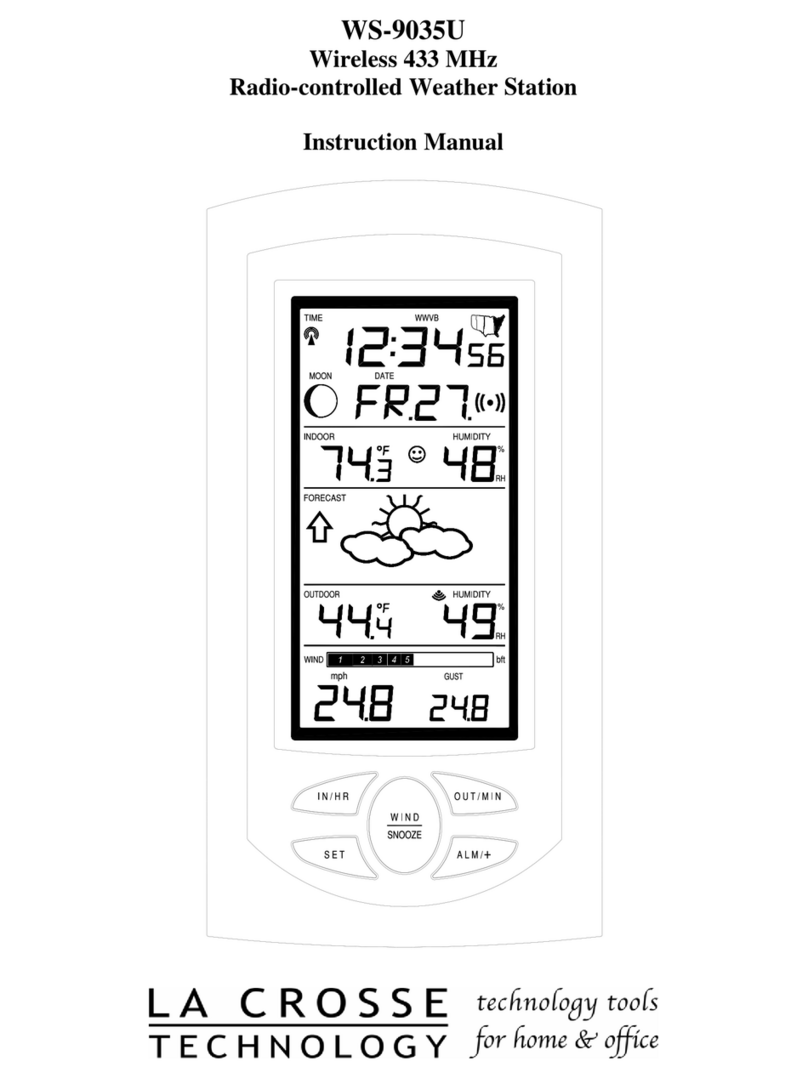La Crosse Technology WS-9035U instruction manual La Crosse Technology WS-9035U instruction manual