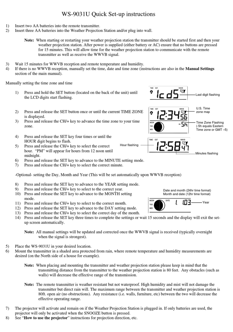 La Crosse Technology WS-9031U User manual