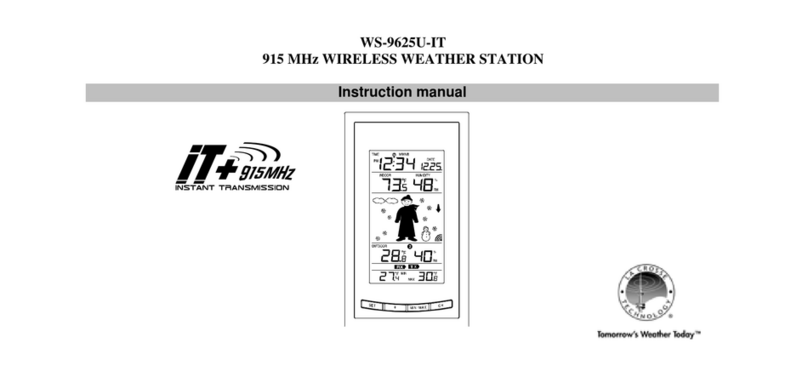 La Crosse Technology WS-9625U-IT User manual