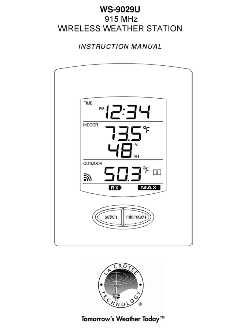La Crosse Technology WS-9029U instruction manual