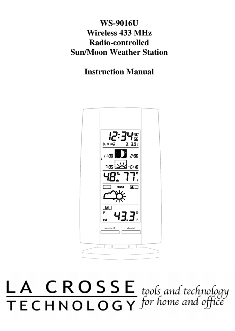 La Crosse Technology WS-9016U instruction manual La Crosse Technology WS-9016U instruction manual