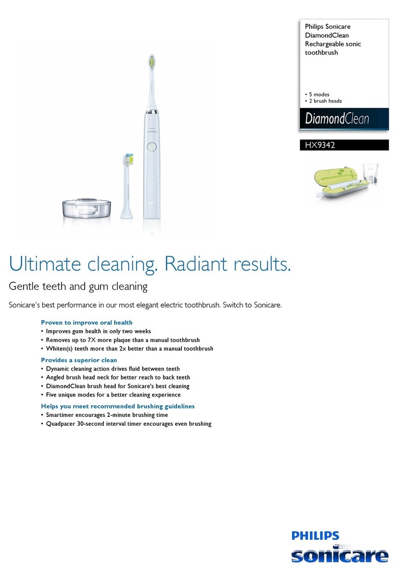 Philips Sonicare DiamondClean HX9342 specification Philips Sonicare DiamondClean HX9342 specification