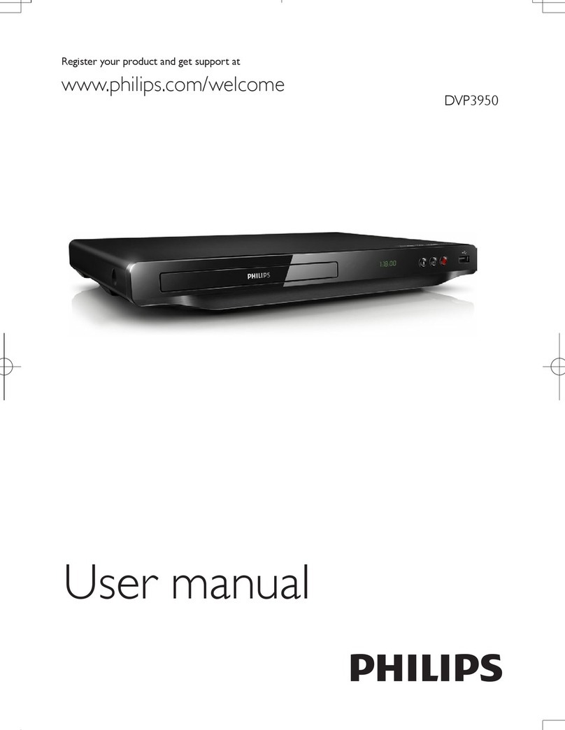 Philips DVP3950 User manual