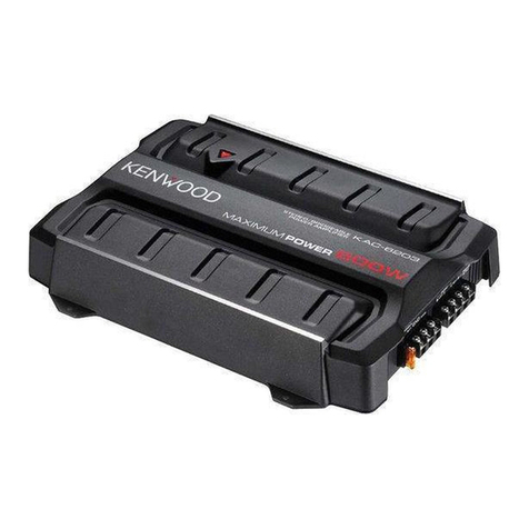 Kenwood KAC-6203 User manual