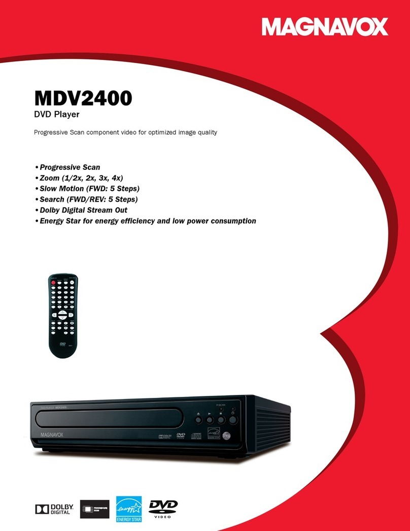 Magnavox MDV2400 User manual