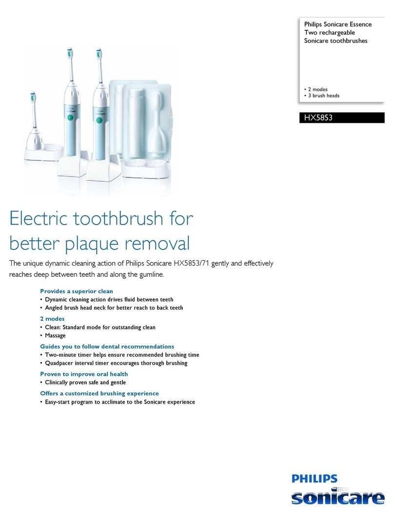 Philips Sonicare Essence HX5853/71 User manual