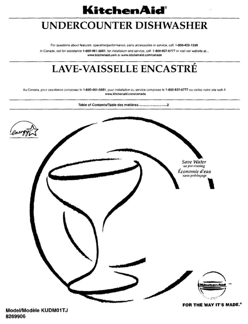 KitchenAid KUDM01TJ User manual KitchenAid KUDM01TJ User manual