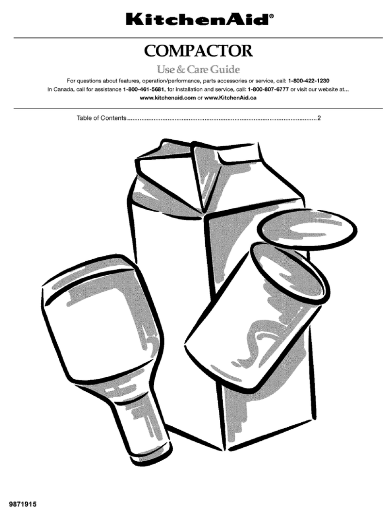 KitchenAid KUCV151MSS0 User manual