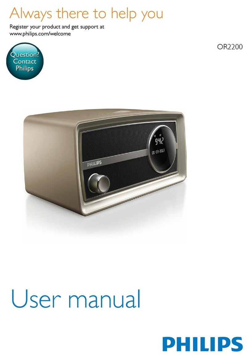 Philips OR2200 User manual