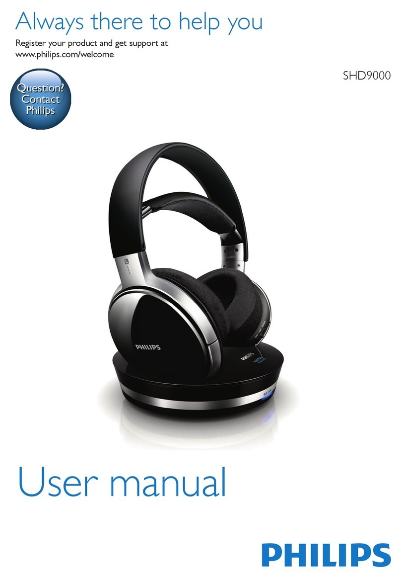 Philips SHD9000 user manual