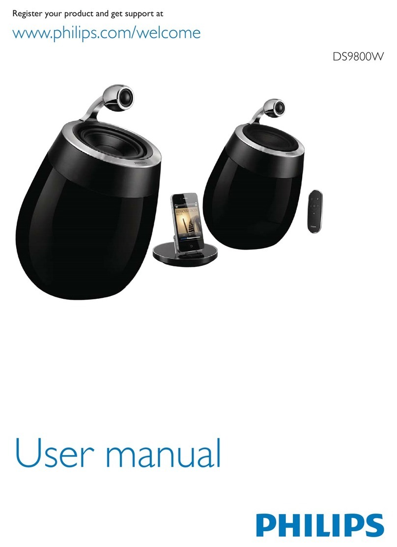 Philips Fidelio DS9800W User manual