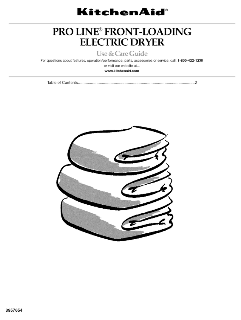KitchenAid PRO LINE KHEV01RSS0 User manual