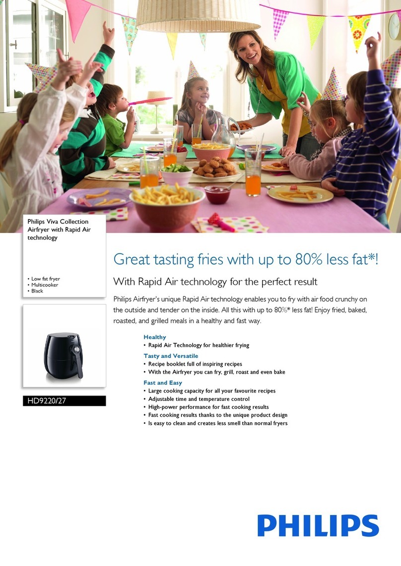 Philips HD9220 Specifications