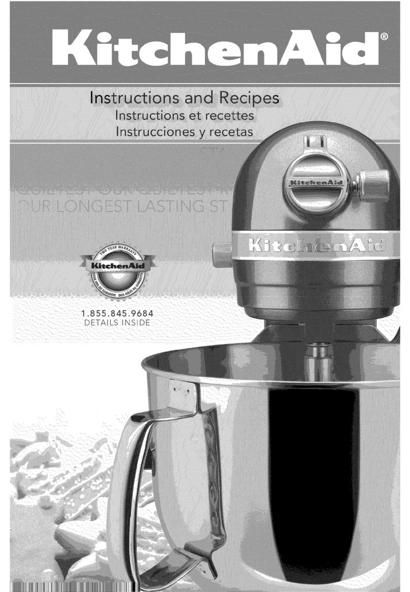 KitchenAid KSM7581BZ0 Quick guide