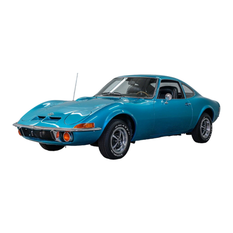 Opel 1973 GT User manual Opel 1973 GT User manual